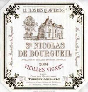 St Nicolas de Bourgueil, Quarterons Vieilles Vignes 2002 75Cl